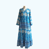 Erfurt Long layer patchwork dress 12076