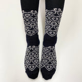 Euran Sydän merinovillasukka