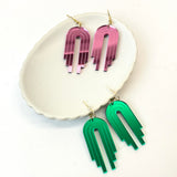 Valla Sateenkaari korvakorut, kultaosin 8867