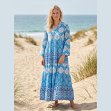 Erfurt Long layer patchwork dress 12076