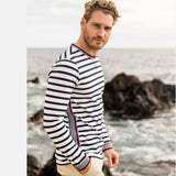 Pelle P Classic Stripe Long Sleeve Dk Navy Stripe