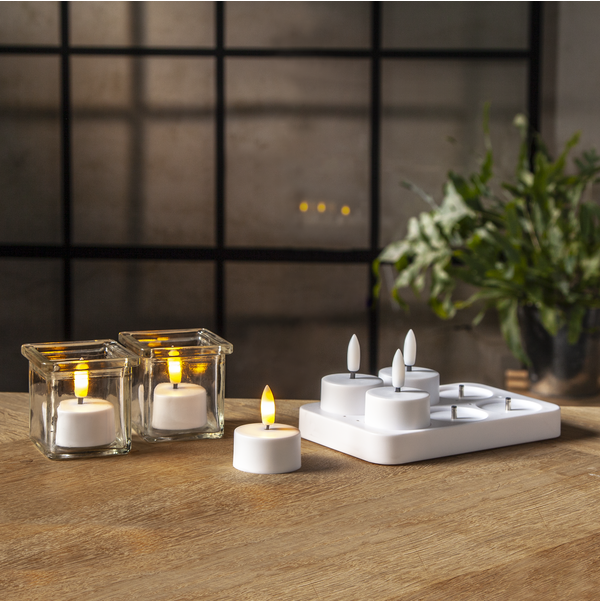 Flamme ladattavat led-tuikut 11615