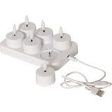 Flamme ladattavat led-tuikut 11615