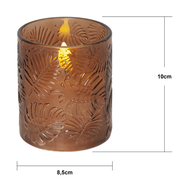 Flamme leaf led-kynttilä 10cm 11620
