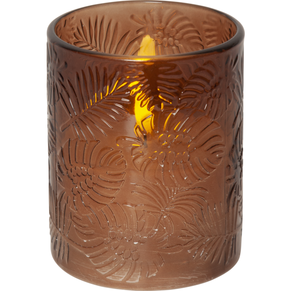 Flamme leaf led-kynttilä 12,5cm 11616