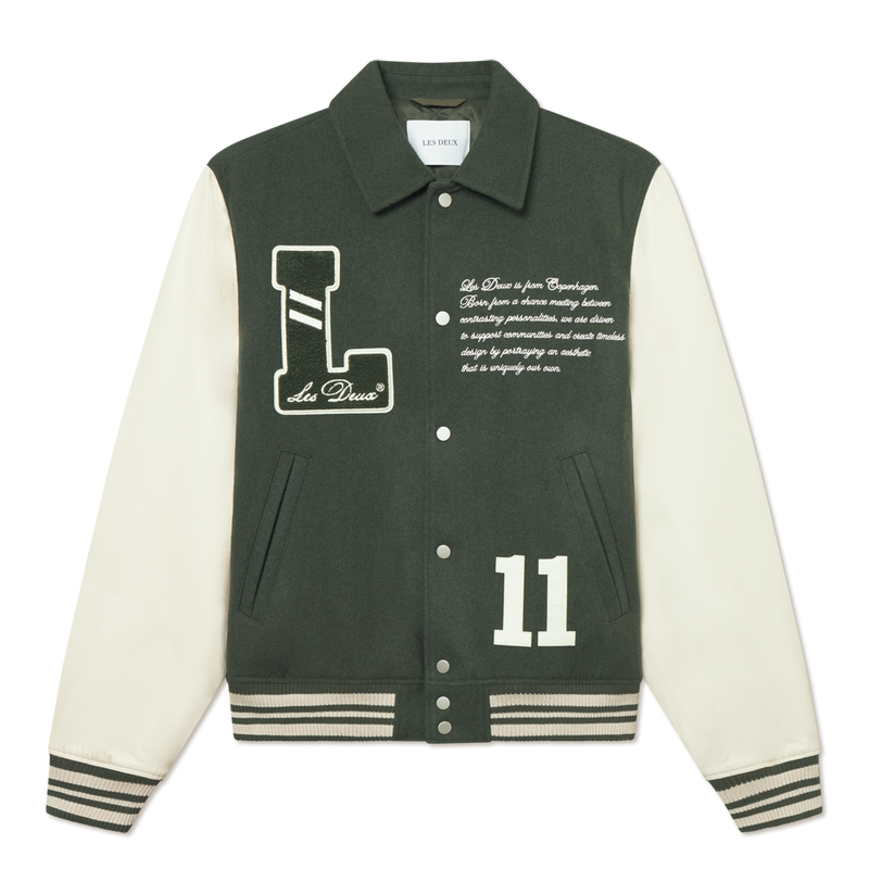 Les Deux Varsity Wool jacket 11362
