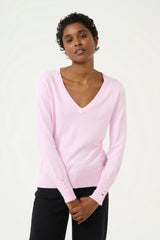 Kaffe Lizza V-neck knit pullover 10608