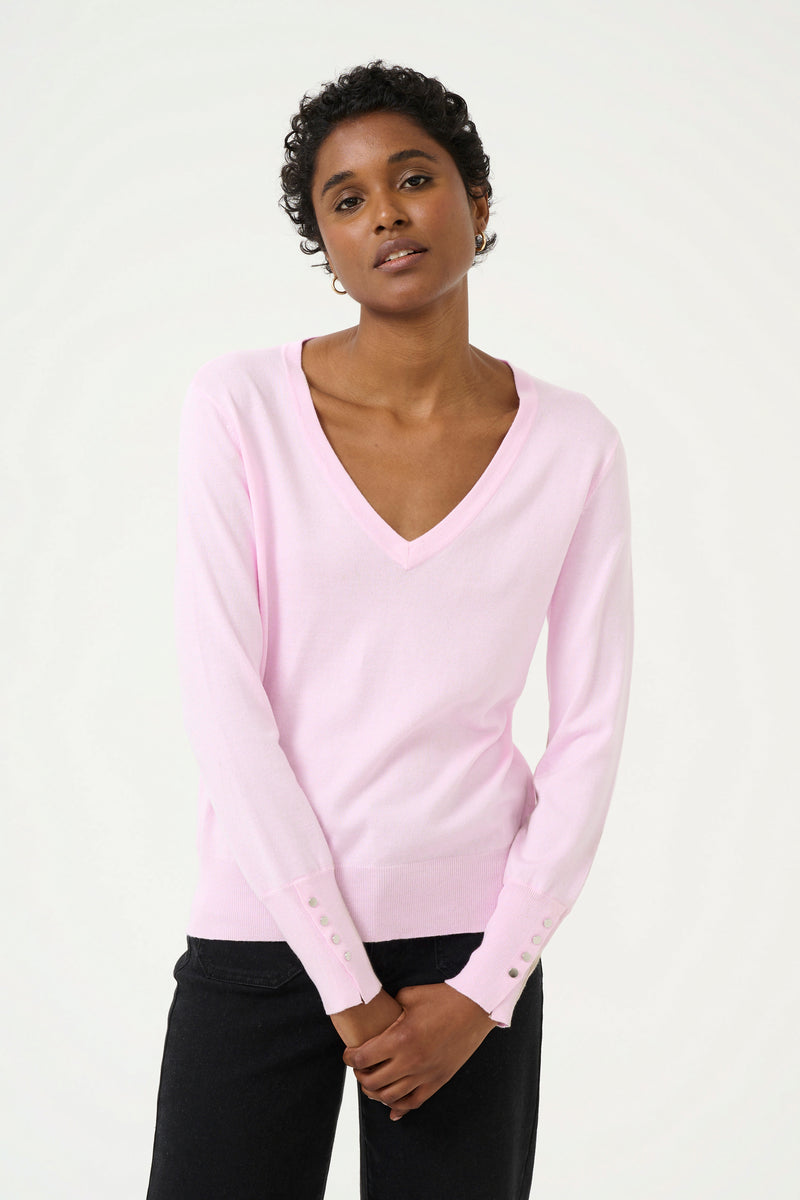 Kaffe Lizza V-neck knit pullover 10608