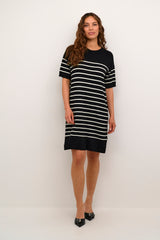 Kaffe Lizza Narrow Stripe Dress 9901