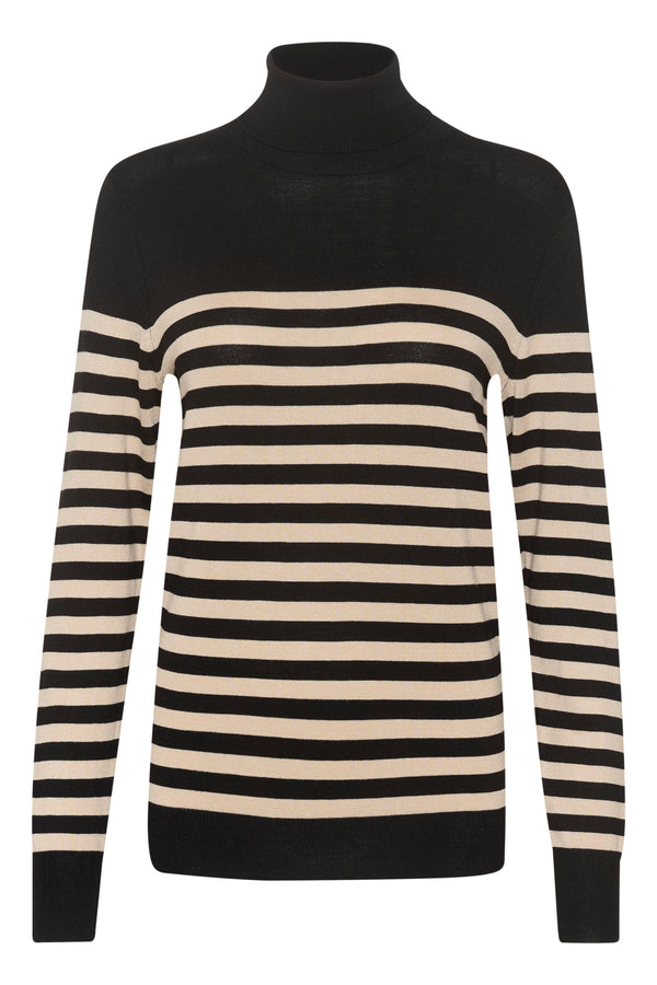 Kaffe lizza striped roll neck 10215