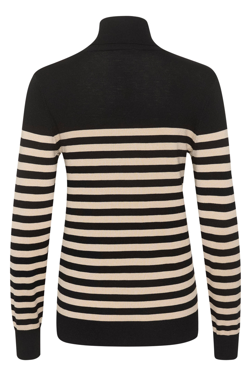 Kaffe lizza striped roll neck 10215