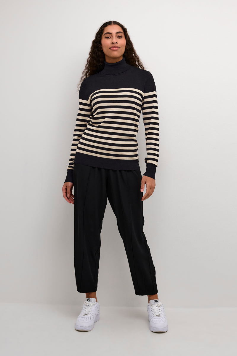 Kaffe lizza striped roll neck 10215