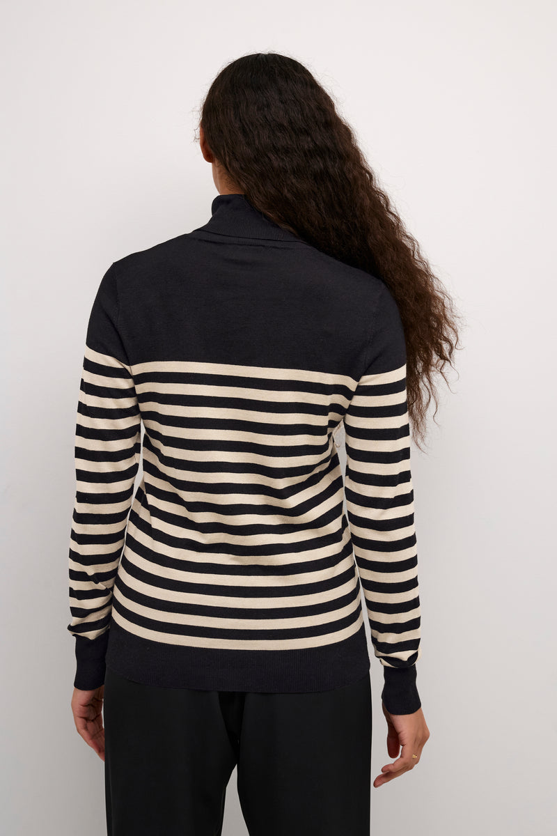 Kaffe lizza striped roll neck 10215