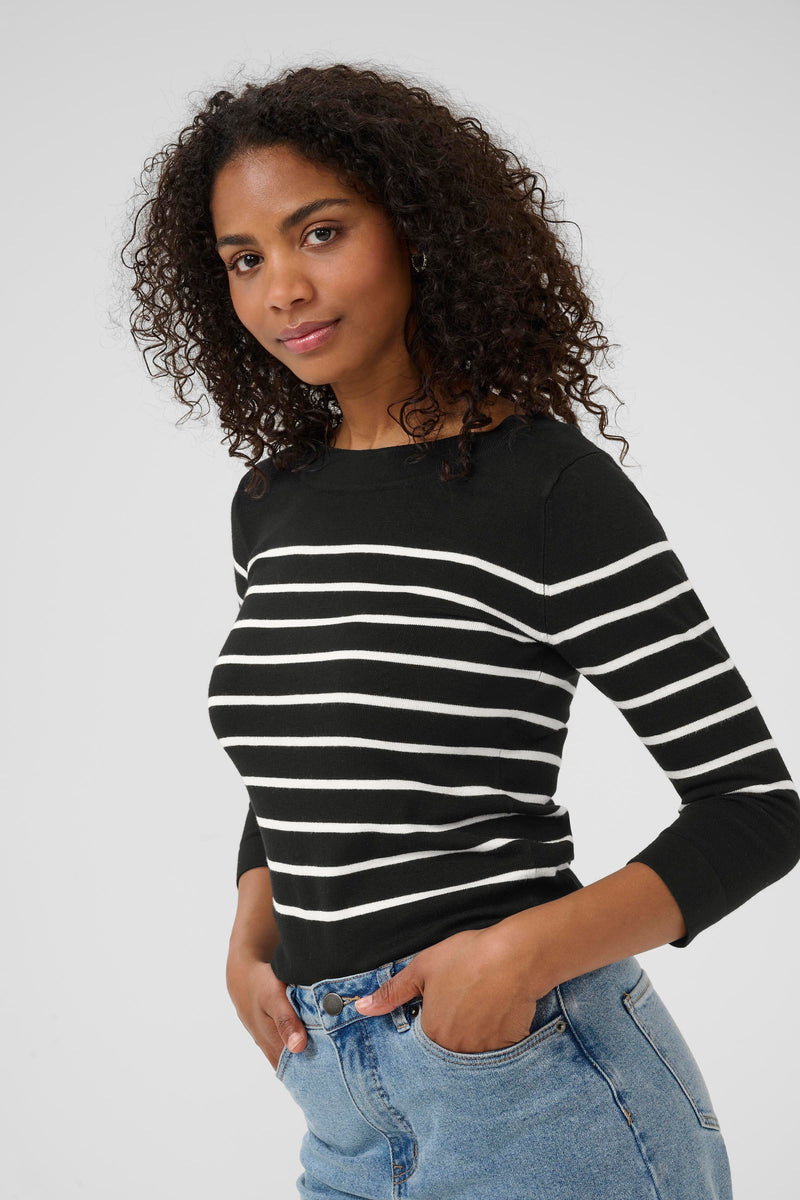 Kaffe Lizza boatneck pullover 11202