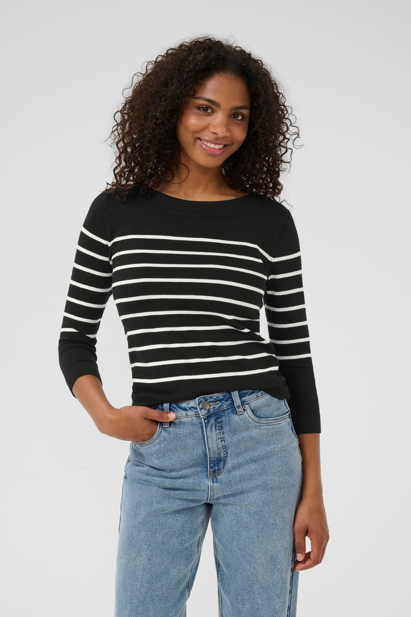 Kaffe Lizza boatneck pullover 11202