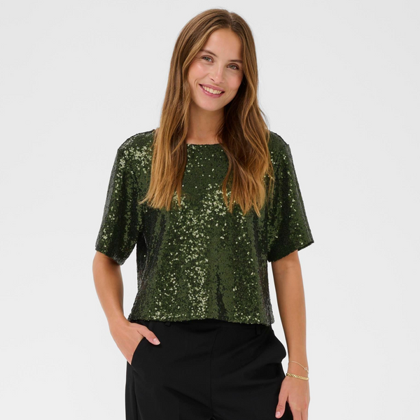 Kaffe Miranda sequin blouse 11614
