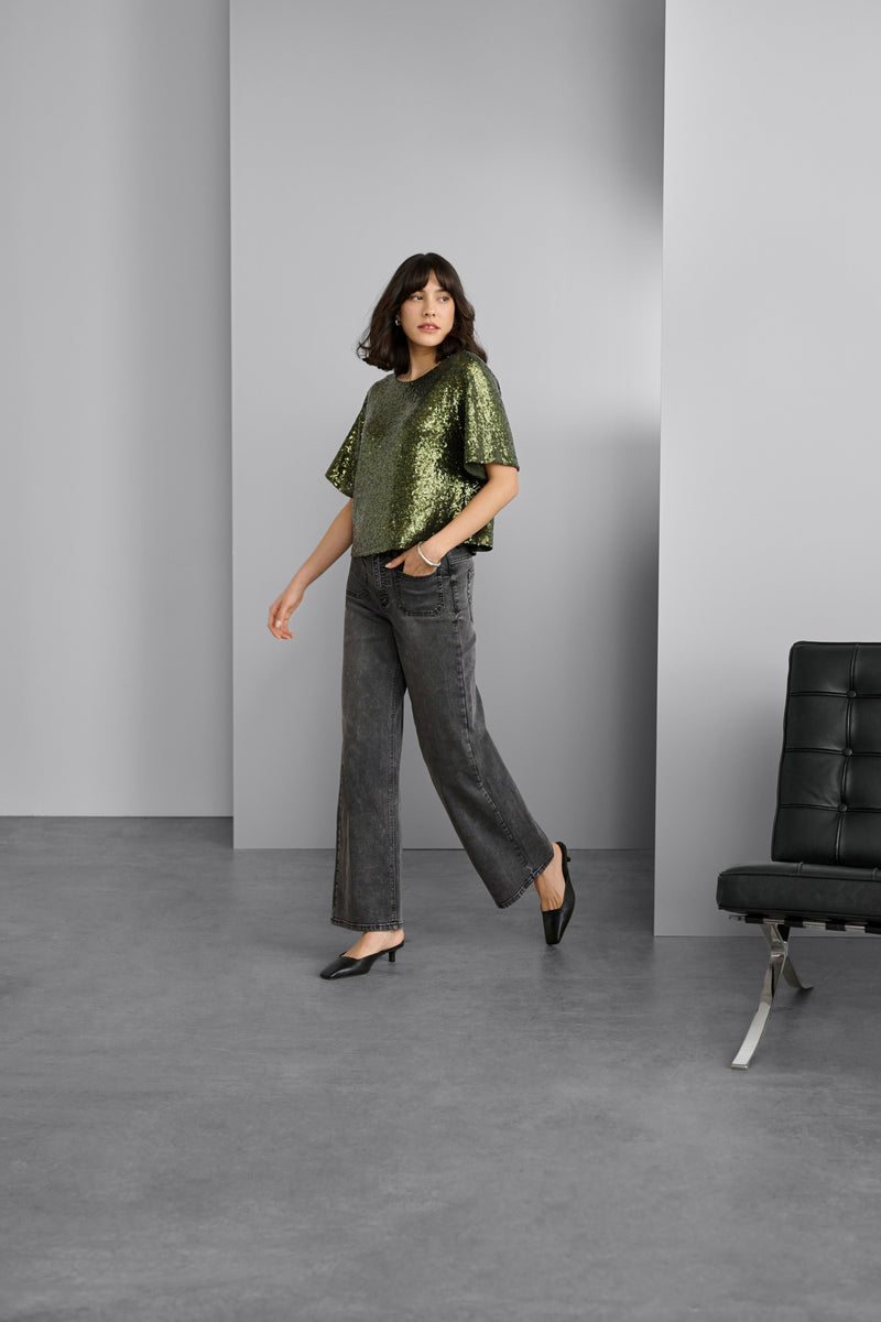Kaffe Miranda sequin blouse 11614