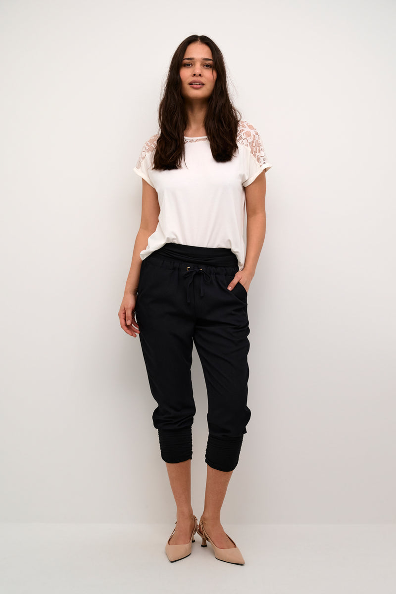 Cream Linee pant 11086