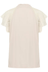 Cream Nola lace blouse 9939