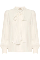 Cream Nola Bow Shirt 10231