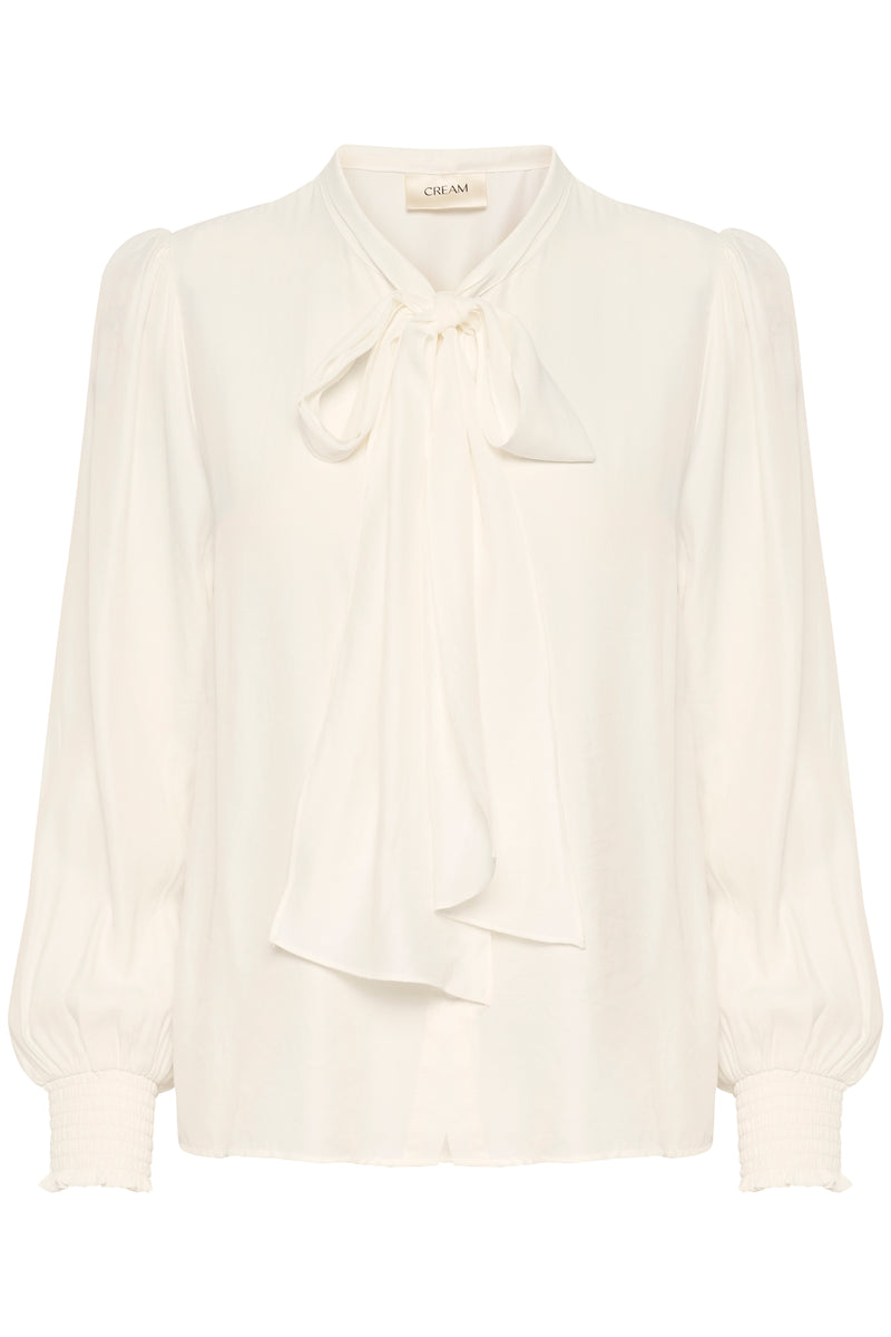 Cream Nola Bow Shirt 10231