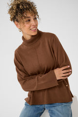 Cream Anva Rollneck pullover 11533