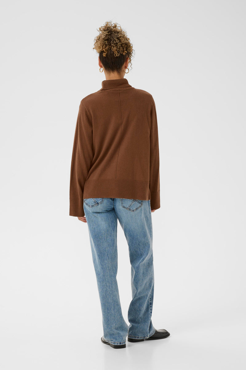 Cream Anva Rollneck pullover 11533