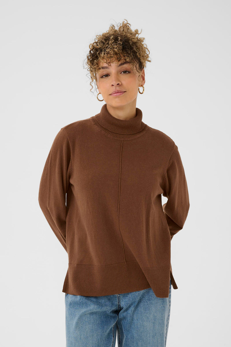Cream Anva Rollneck pullover 11533