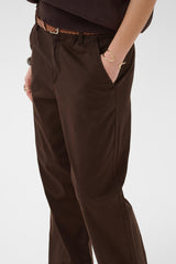 Cream Lorraine belt pant 12365