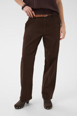 Cream Lorraine belt pant 12365