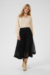 Cream Luanna Lace Skirt 10699