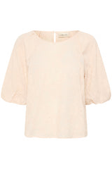 Cream luna blouse 11195