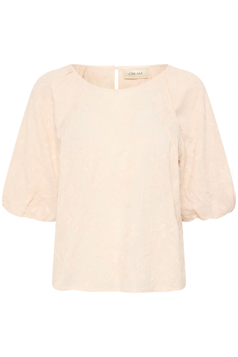 Cream luna blouse 11195