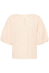 Cream luna blouse 11195