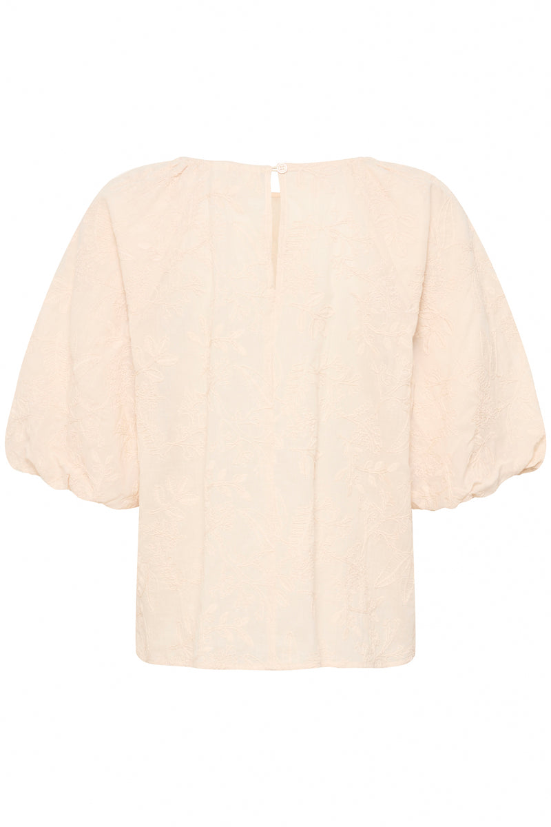 Cream luna blouse 11195