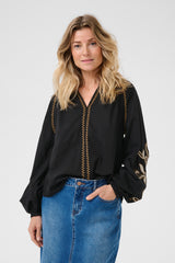 Cream Jessica blouse 11196