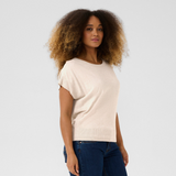 Cream dela knit top 11193