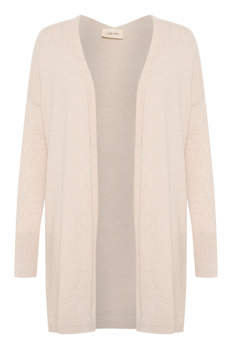 Cream Dela long cardigan 11190