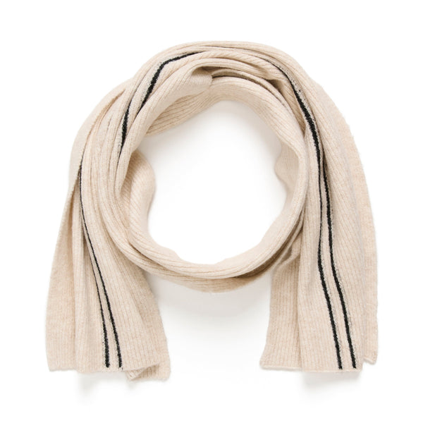 Cream Taya knit scarf 11535