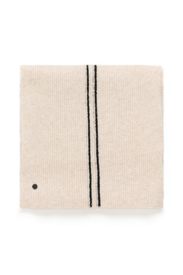 Cream Taya knit scarf 11535