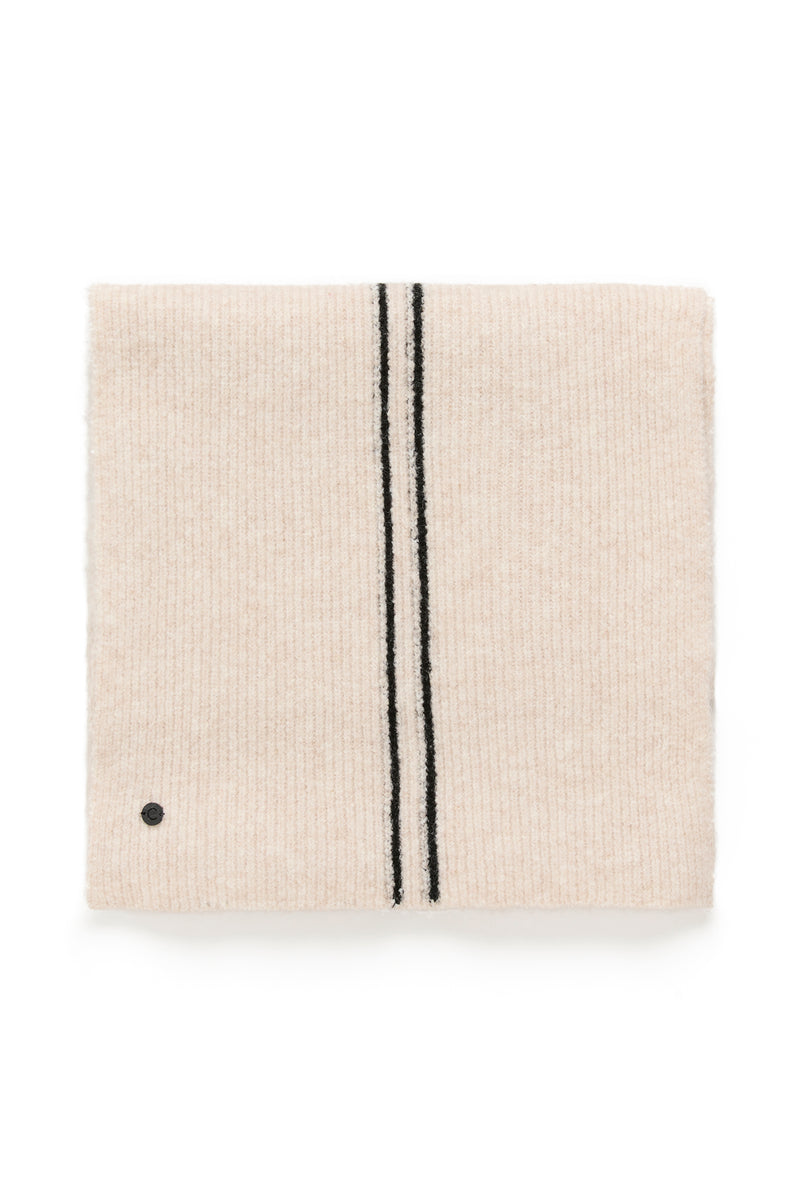 Cream Taya knit scarf 11535