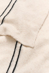 Cream Taya knit scarf 11535