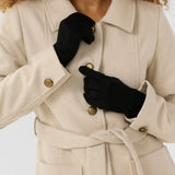 Cream Anime knit gloves 11534