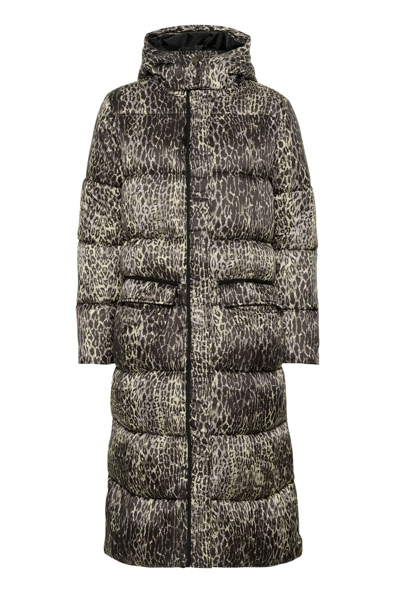 Cream Gaiagro long printed jacket 11523
