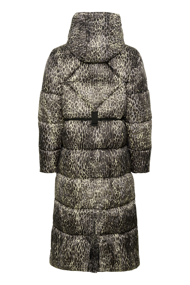 Cream Gaiagro long printed jacket 11523