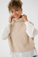 Cream Frina knit slipover 11531