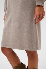 Cream Dela knit dress 12500