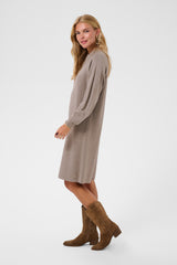 Cream Dela knit dress 12500