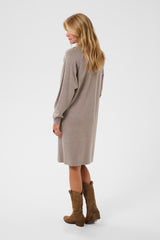 Cream Dela knit dress 12500