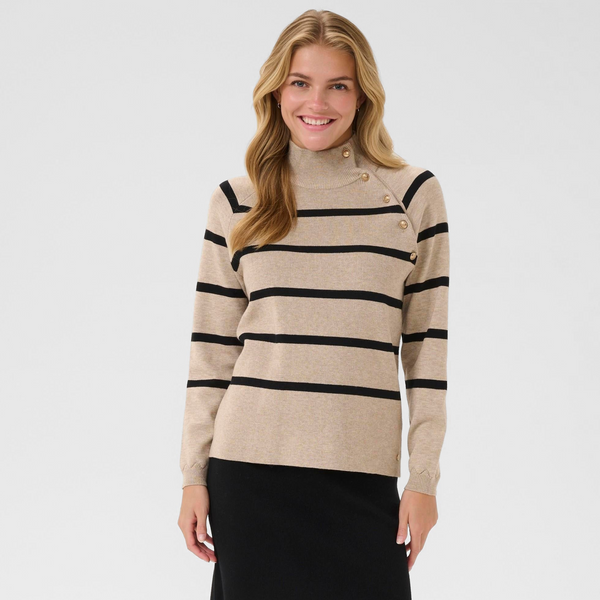 Cream Dela napillinen neule 11383
